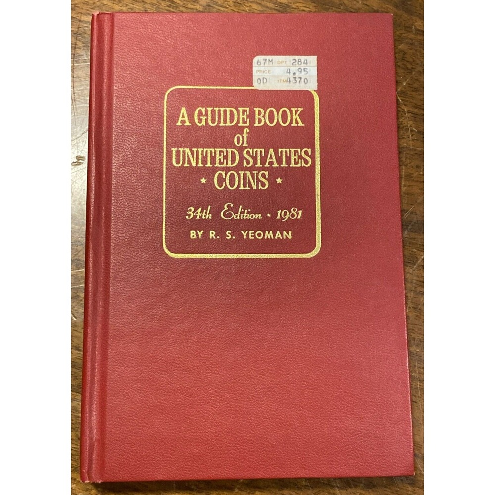 Whitman Red Book The Official Guide of US Coins 1981 34th Edition